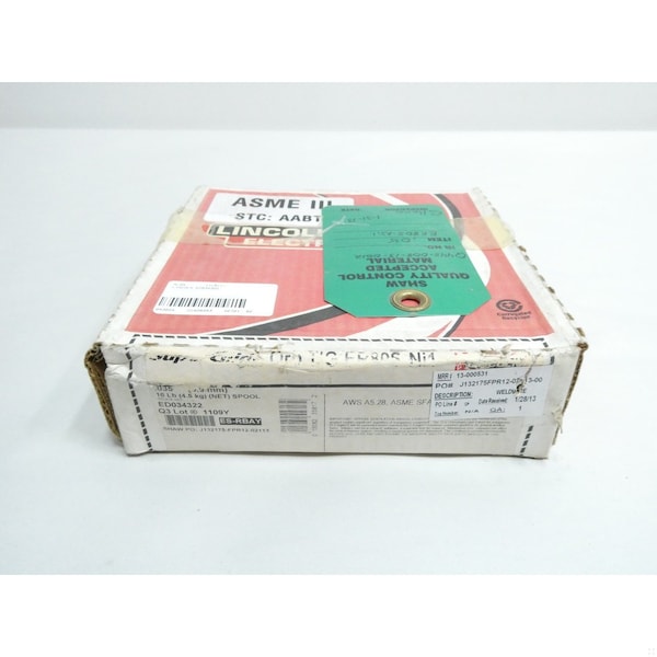 Lincoln Industrial SUPERGLIDE TIG ER80S-NI1 0.035IN 10LB WELDING WIRE ED034322 - main